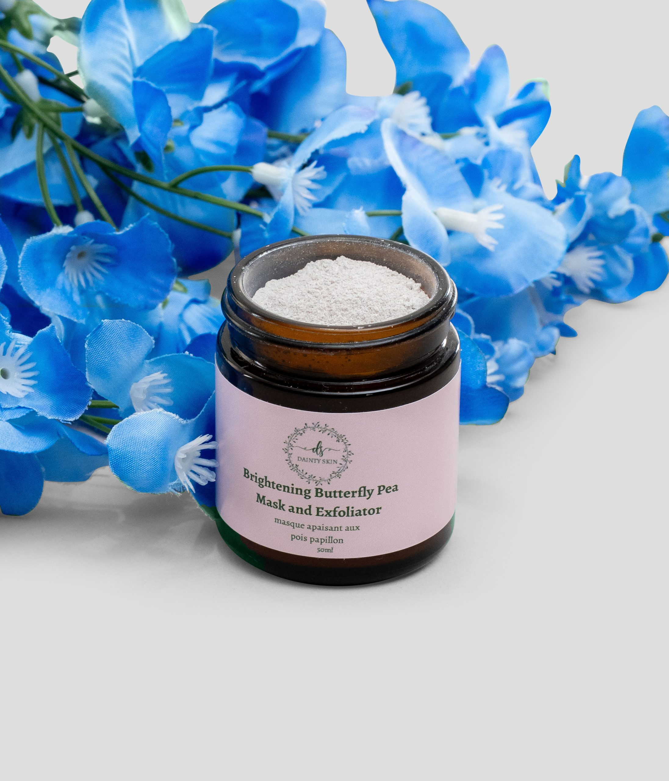 Brightening Butterfly Pea Mask and Exfoliator