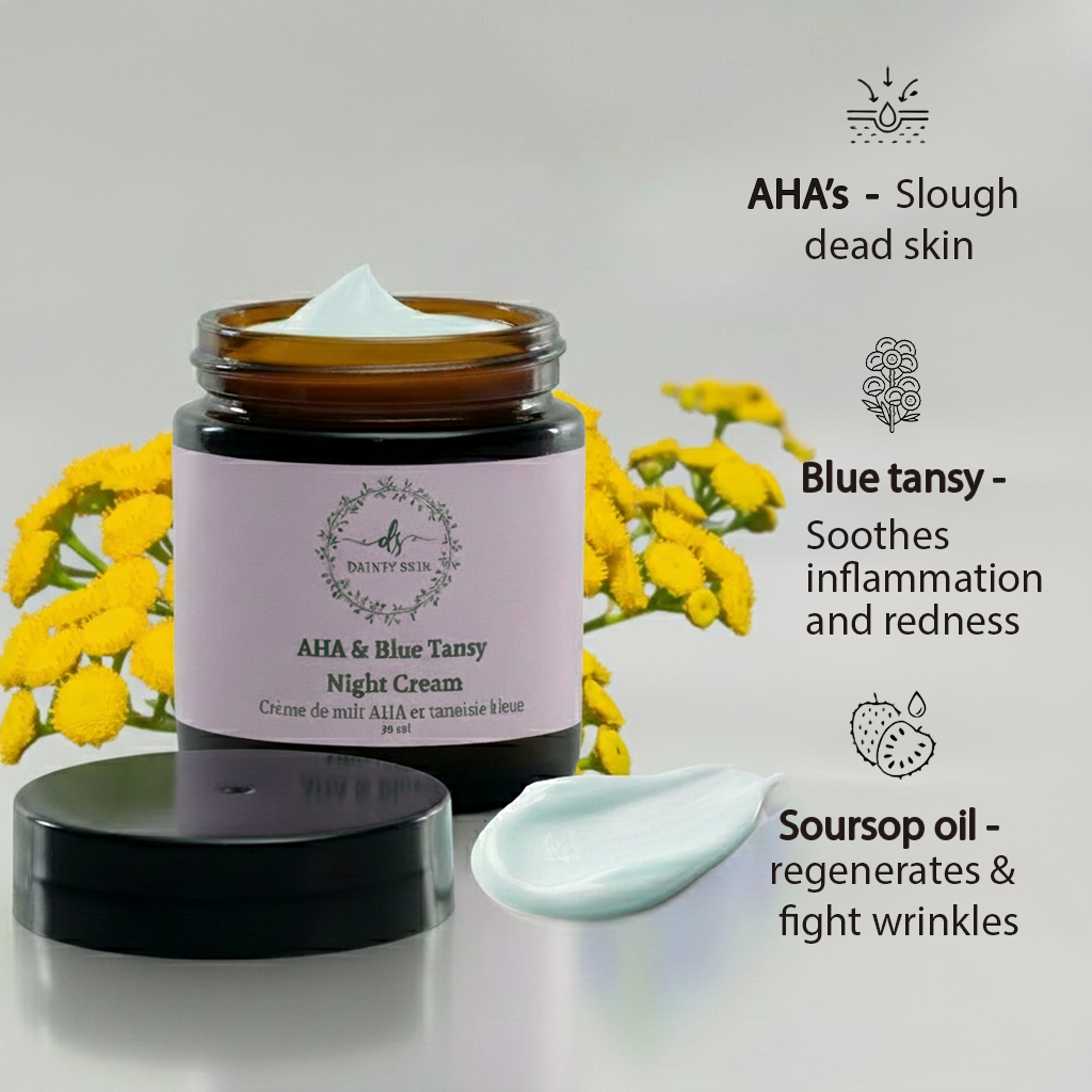 AHA and Blue Tansy Night Cream